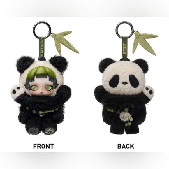 SkullPanda Accessories - Pop Mart SkullPanda Lazy Panda Plush Pendant